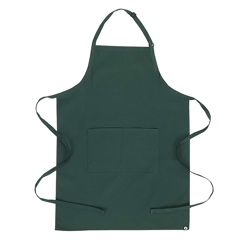 新款围裙服装配件绿色厨房烘焙防油防污围裙