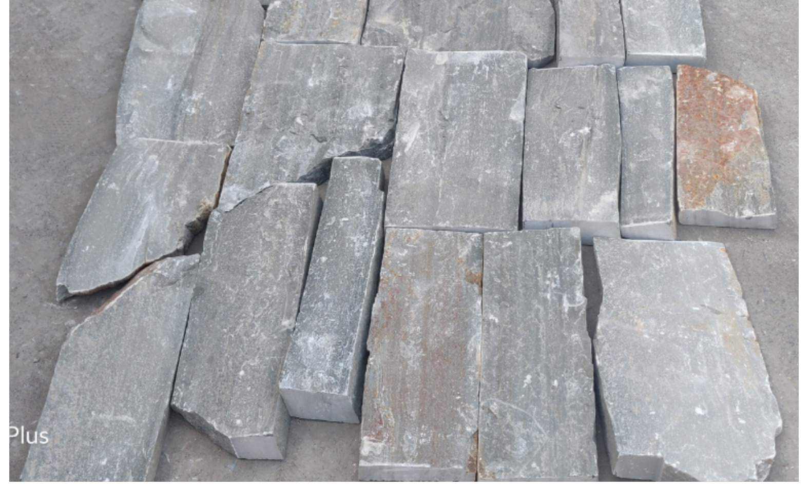 灰色板岩加黄/锈水泥侧粘石材 旧城改造,新农村建设等外墙石材砖