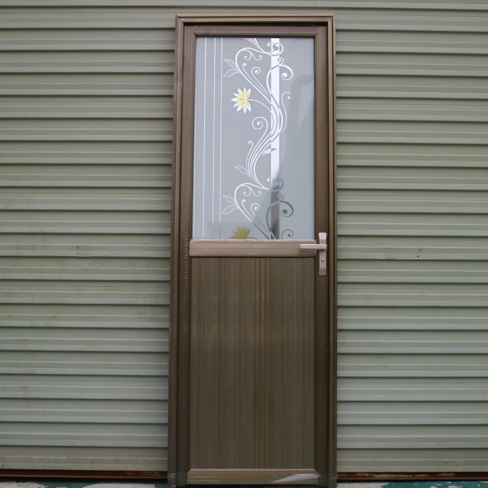 卫生间门简易铝合金门洗手间门出租房门卫浴门钢化玻璃厨房单门