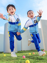 新款   幼儿园老师园服运动服儿童班服小学生校服运动套装111