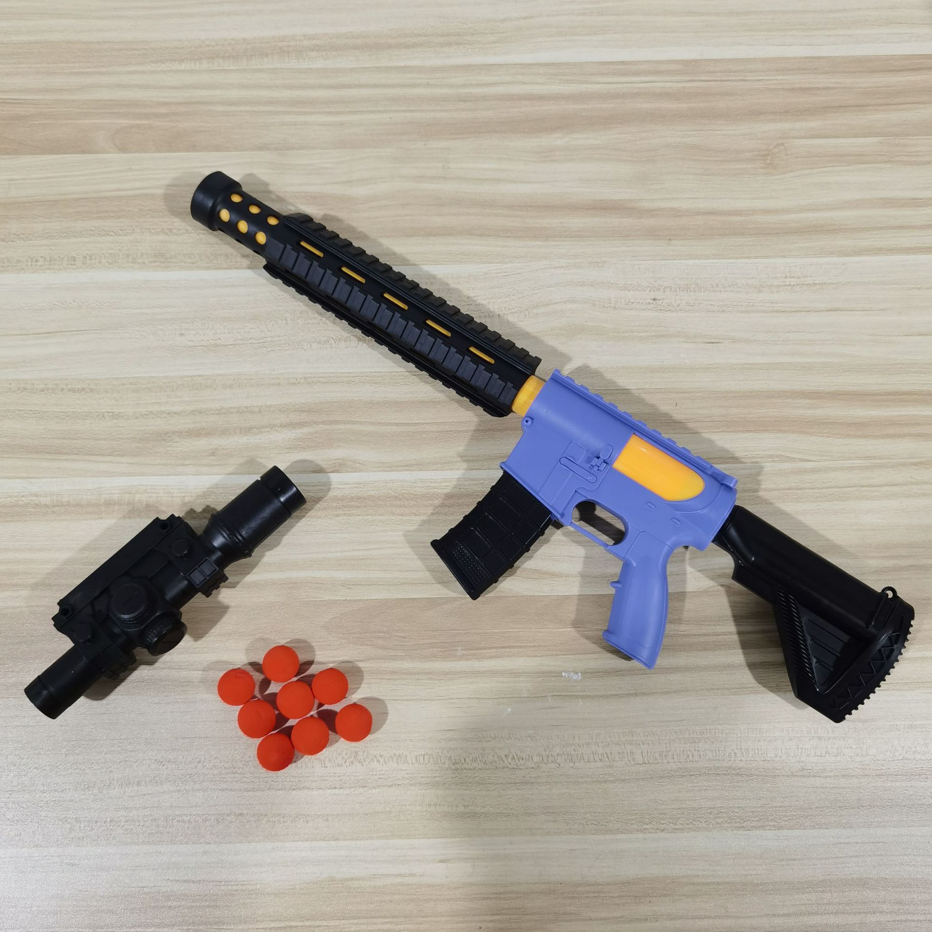 儿童m416空气动力玩具枪软弹枪男孩射击吃鸡游戏玩具礼物手提礼品