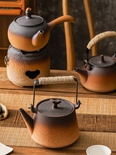 煮茶炭火炉煮茶壶罐罐茶室内家用全套陶壶明火碳火烤茶烧水壶
