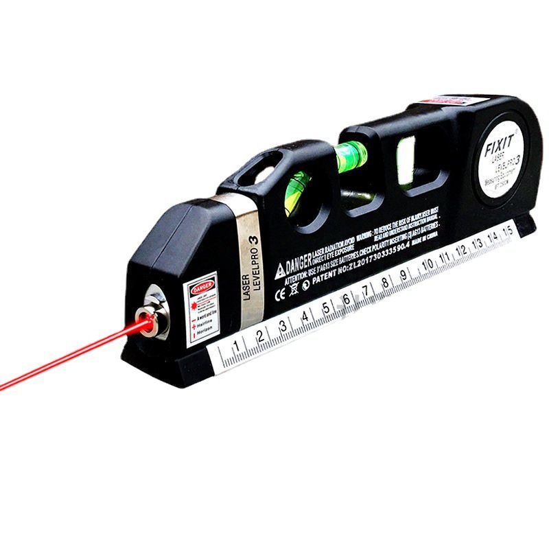 红外线水平仪绿光16线高精度强光细线贴墙仪贴地仪激光蓝光平水仪