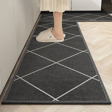 厨房地垫批发家用可擦免洗耐脏长条脚垫吸油吸水防滑防油垫子地毯