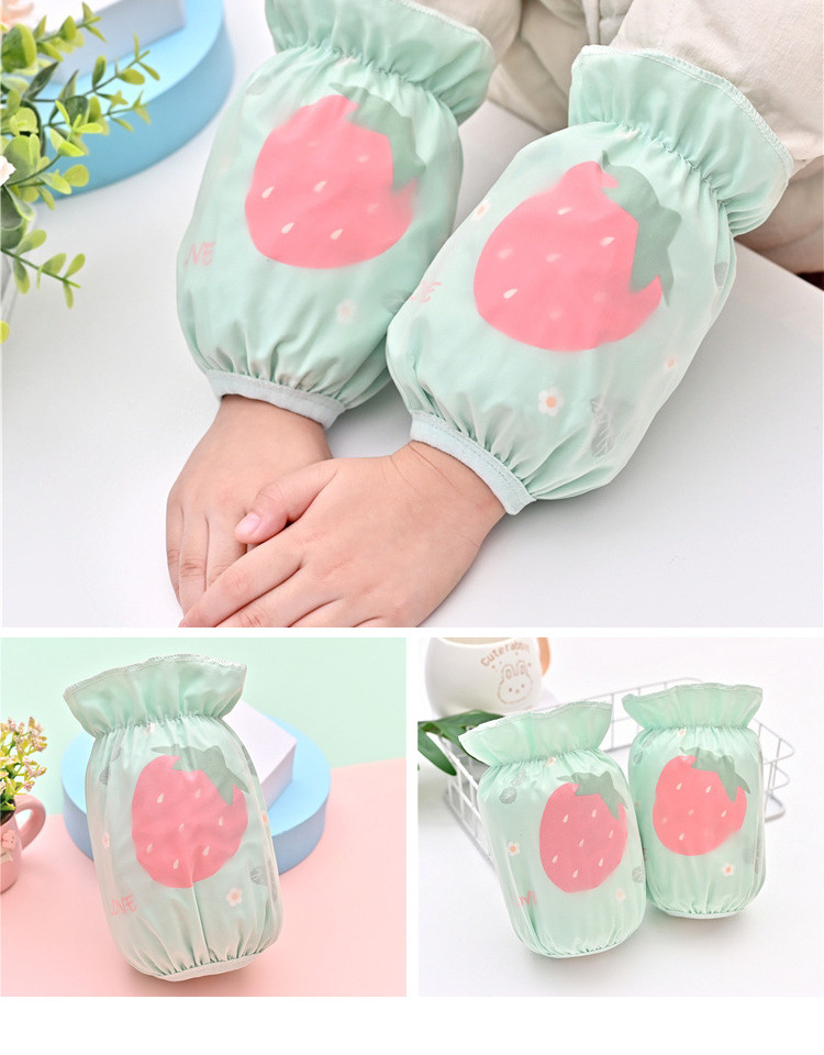 儿童手袖女童袖套防水套袖男孩护袖头卡通可爱公主宝宝防脏婴幼儿