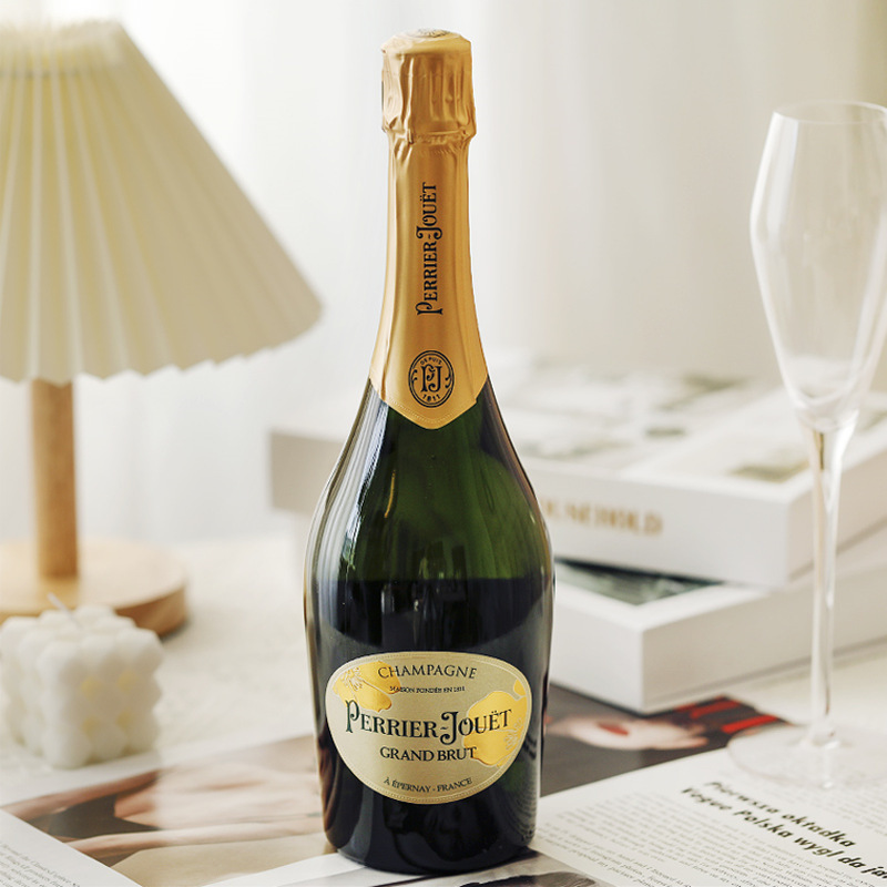 国行正品洋酒巴黎之花起泡酒perrierjouet干型香槟酒法国原瓶进口
