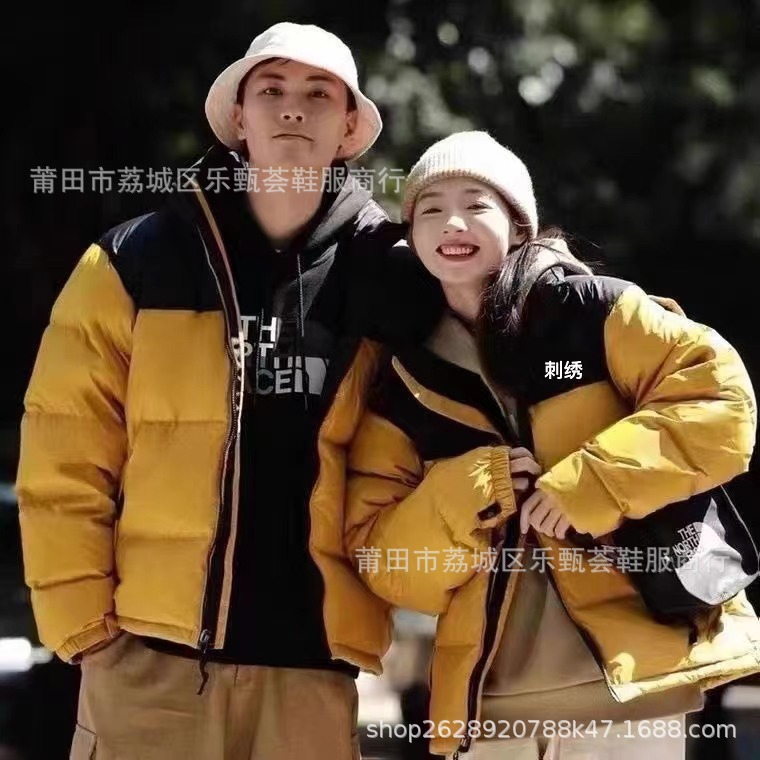 Pure Original American Version North Face Tnf1996 down Jacket 700 White Duck down 350G Velvet Couple Hooded Warm Jacket