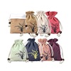 10*12 Beam port Drawstring bag Flannel bags high-grade thickening Beads Hand string Storage bag Wenwan velvet Bag pure cotton 10*12 Beam port Drawstring bag Flannel bags high-grade thickening Beads Hand string Storage bag Wenwan velvet Bag pure cotton