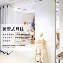 酒店活动高隔断饭店包厢宴会厅折叠推拉移动隔断墙展厅展板屏风门