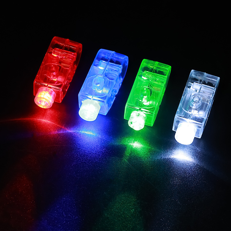 Flashing Finger Light Laser Light Ring Light Colorful LED Light Factory Direct Sales Stall Supply Wholesale