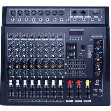 dmx99-6带功放350w调音台99dsp效果带均衡舞台演出婚庆专业放大器