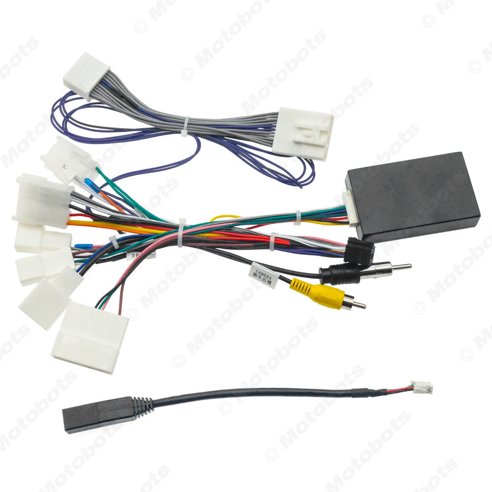 适用19款卡罗拉/19-20丰田威驰rav4赛纳大屏机导航电源线 协议盒