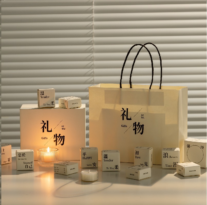 Xiangli Tibetan Poetry Aromatherapy Candle Gift Box Indoor Smokeless Candles Birthday Gift for Girlfriend Hand Gift Set