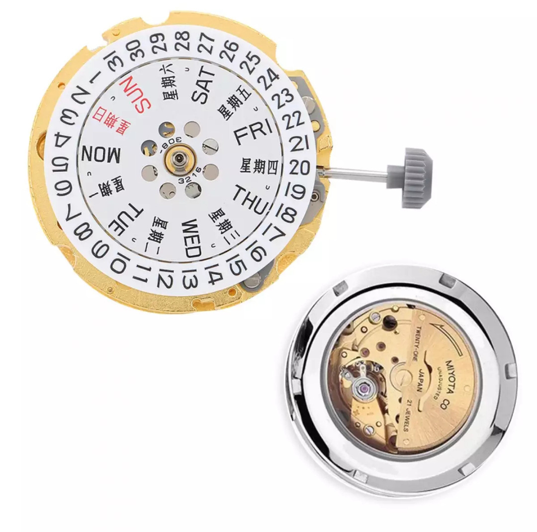 机械表机芯 8200金色双日历机芯 国产8200金机 8200国产机芯金色