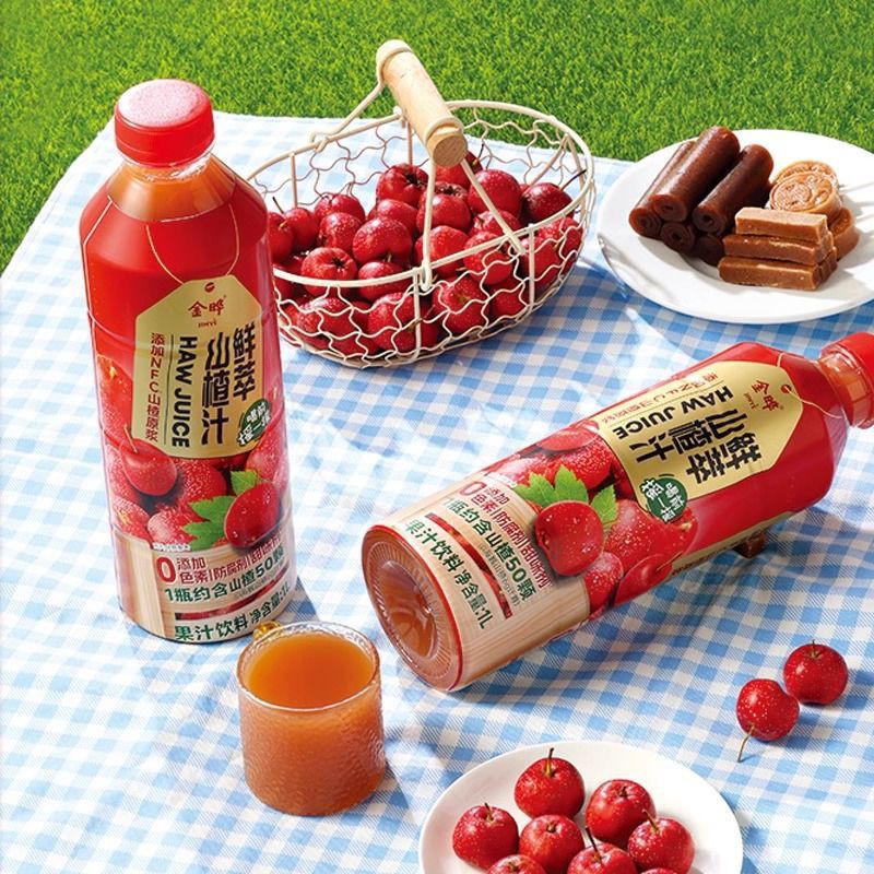 包邮金晔山楂汁鲜萃1升果汁饮料-阿里巴巴