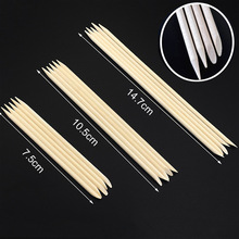 100pcs/lot Nail Art Wood Sticks Cleaning Orange Nail Dead跨