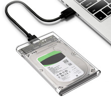 透明移动硬盘盒usb3.02.5寸机械固态ssd硬盘盒子外壳改读取器磁盘