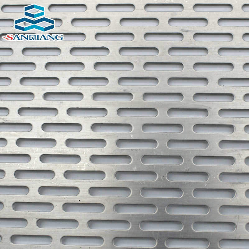 椭圆孔冲孔网 304长条孔穿孔板 培训电工实训网孔板腰型孔洞洞