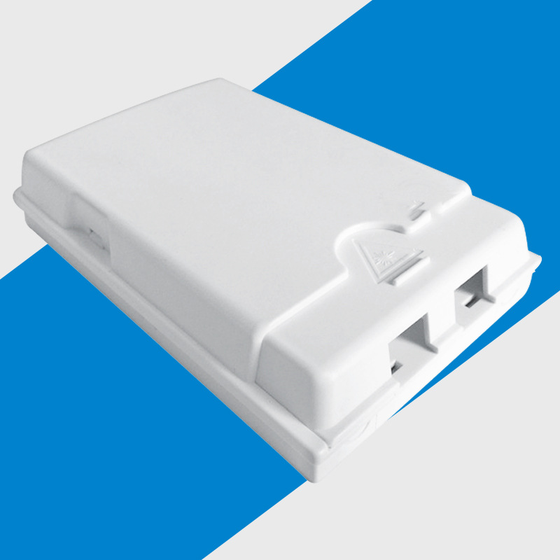 盒皮线光纤2盒终端连接光纤保护保护套尾纤接头桌面口