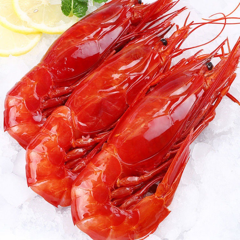 红魔虾网红野生新鲜刺身大0零号莫桑比克西班牙8只鲜活2斤独立站