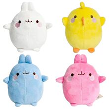 12cm Genuine Molang Rabbit Soft Plush Toys Cartoon Piupiu Li