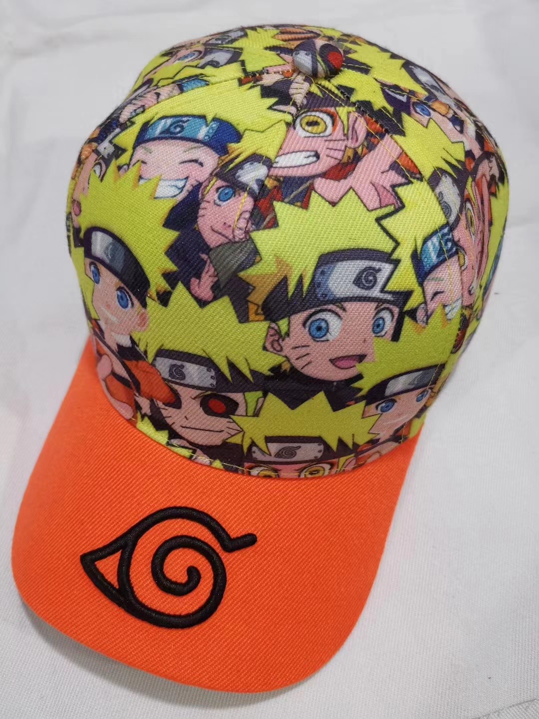 火影晓忍者帽子鸭舌帽佐助我爱罗男女士夏鸣人遮阳帽写轮眼动漫帽