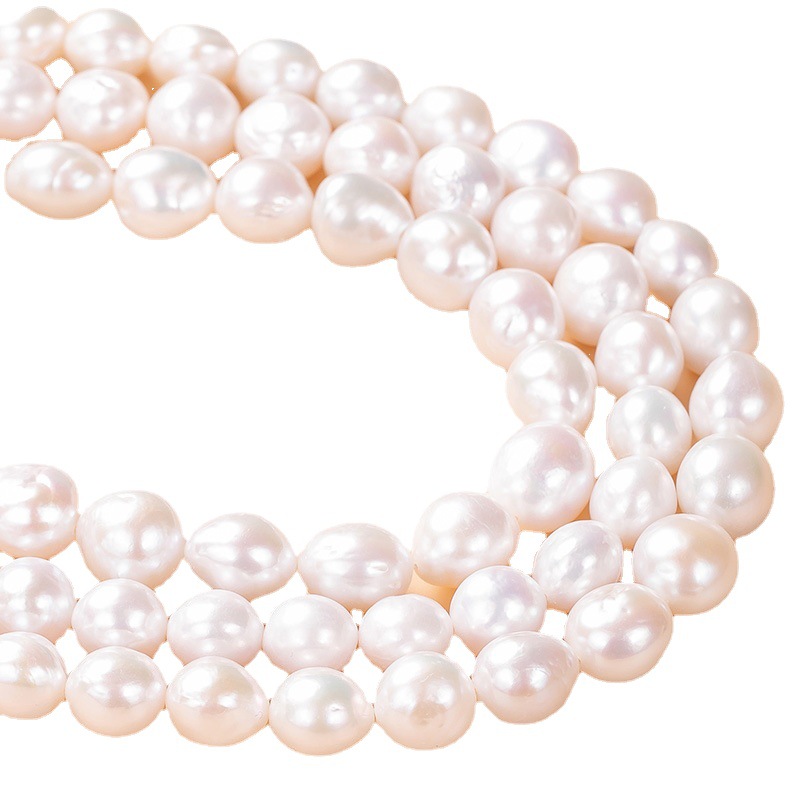 Natural Loose Pearl Beads Freshwater Ak round Baroque Pearl Bracelet Diy Ornament Accessories Beaded Necklace Wholesale