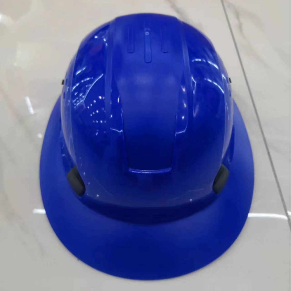 大帽檐宽边耐砸安全帽工地防砸透气遮阳安全帽 劳保用品加厚头盔