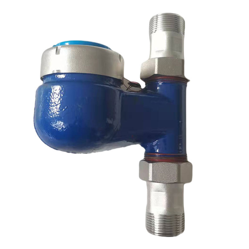 Factory Wholesale Household Threaded Vertical Water Meter Rotary Wing Vertical Installation Mechanical Water Meter 6-Point Flow Water Meter