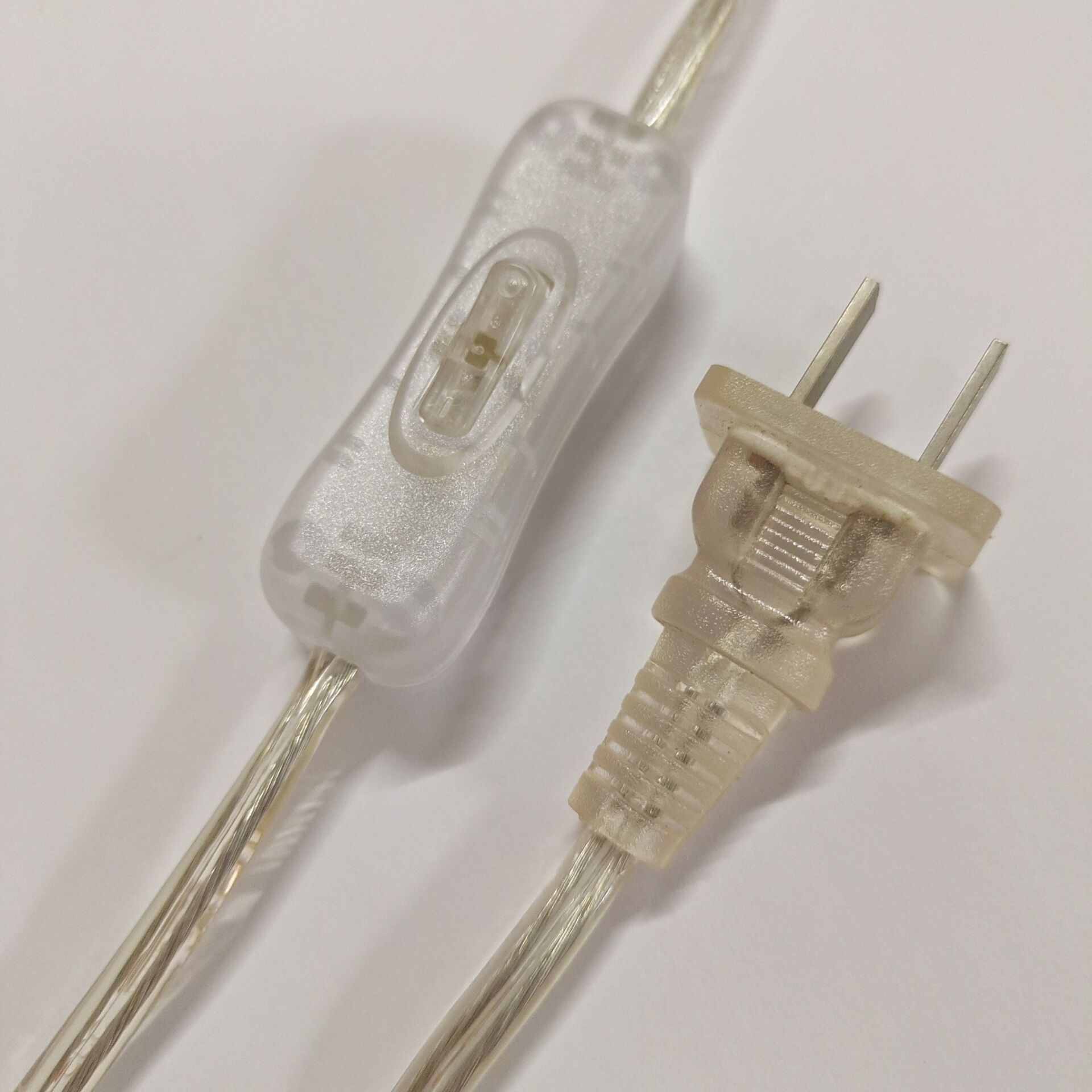 ccc认证国标透明开关电源线 国标303 304 317开关电源线黑色 白色