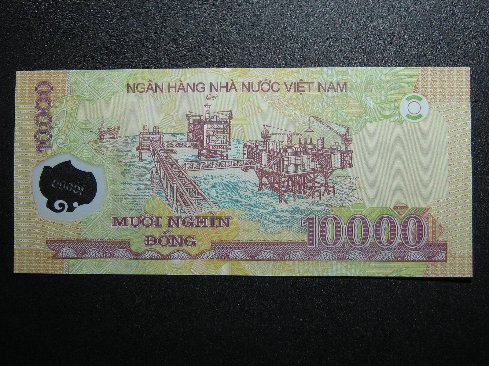 越南10000盾1万塑料钞 外国钱币纸币 亚洲 大面值 真币 越南旅游