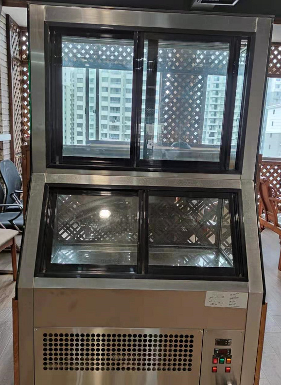 科倍纯厂家供应304不锈钢烧腊熟食柜烧鸭烧鹅展示柜