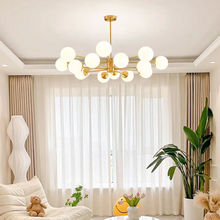 全铜魔豆吊灯现代简约客厅灯北欧创意卧室餐厅灯网红2024新款