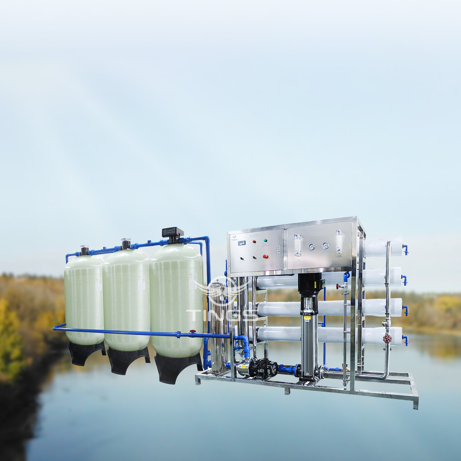 食品厂用纯净水设备 全不锈钢山泉水设备 带涉水批件纯净水机器