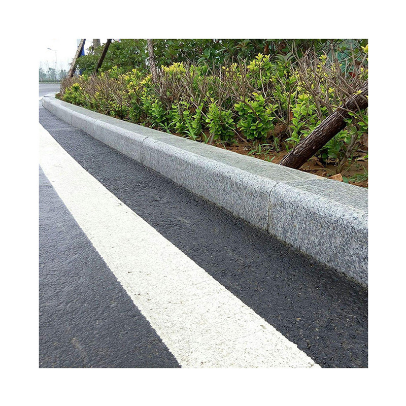 山东厂家供芝麻灰路沿石 路肩石路缘石路侧石路平石 花岗岩芝麻灰