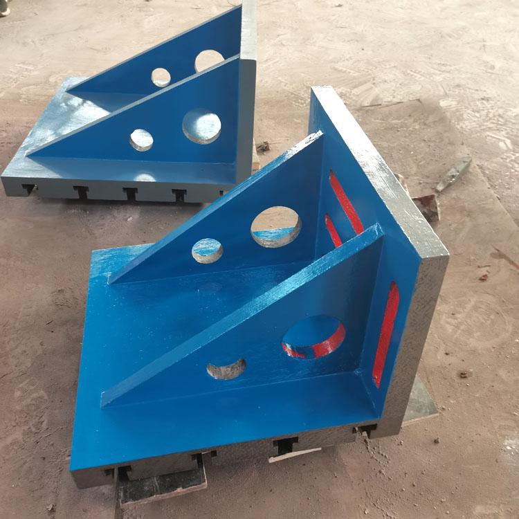 定制铸铁弯板 定位直角弯板 90度t型槽弯板 u型槽划线弯板