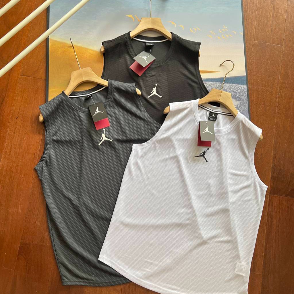 一件代发 aj 飞人乔丹篮球背心男子运动透气健身训练无袖坎肩t恤