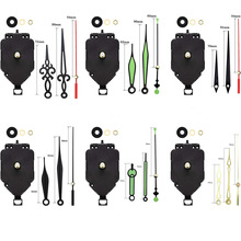 DIY石英钟摇摆机芯夜光指针金属指针时钟配件替换维修荧光指针