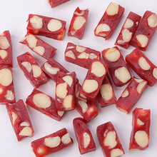 手工夏威夷果软糖网红草莓树莓软糖双莓软糖坚果软糖厂家直供500G