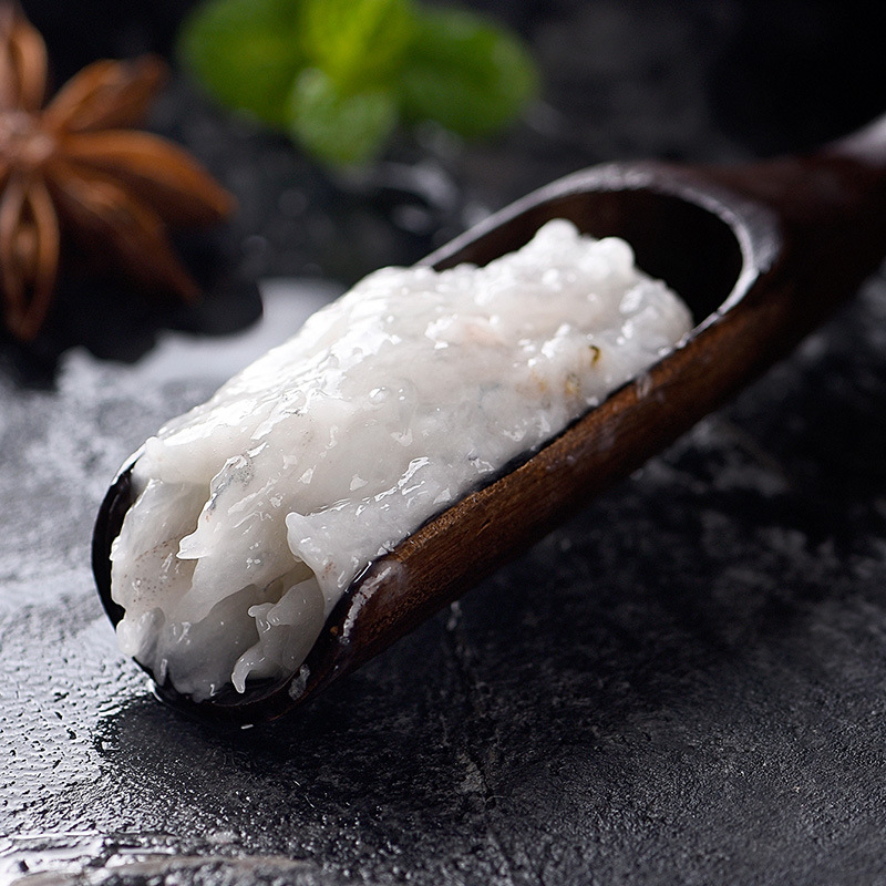 鲜美来含虾量95% 青虾滑半成品火锅豆捞虾肉滑冷冻虾胶 500g*20包