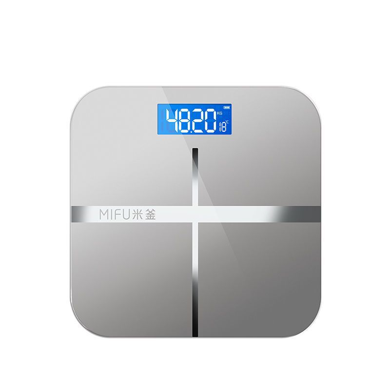 Household Intelligent Electronic Scale Glass Weighing Scale Human Body Scale Weighing Meter Cross-Border Printing Printing Log Gift Scale