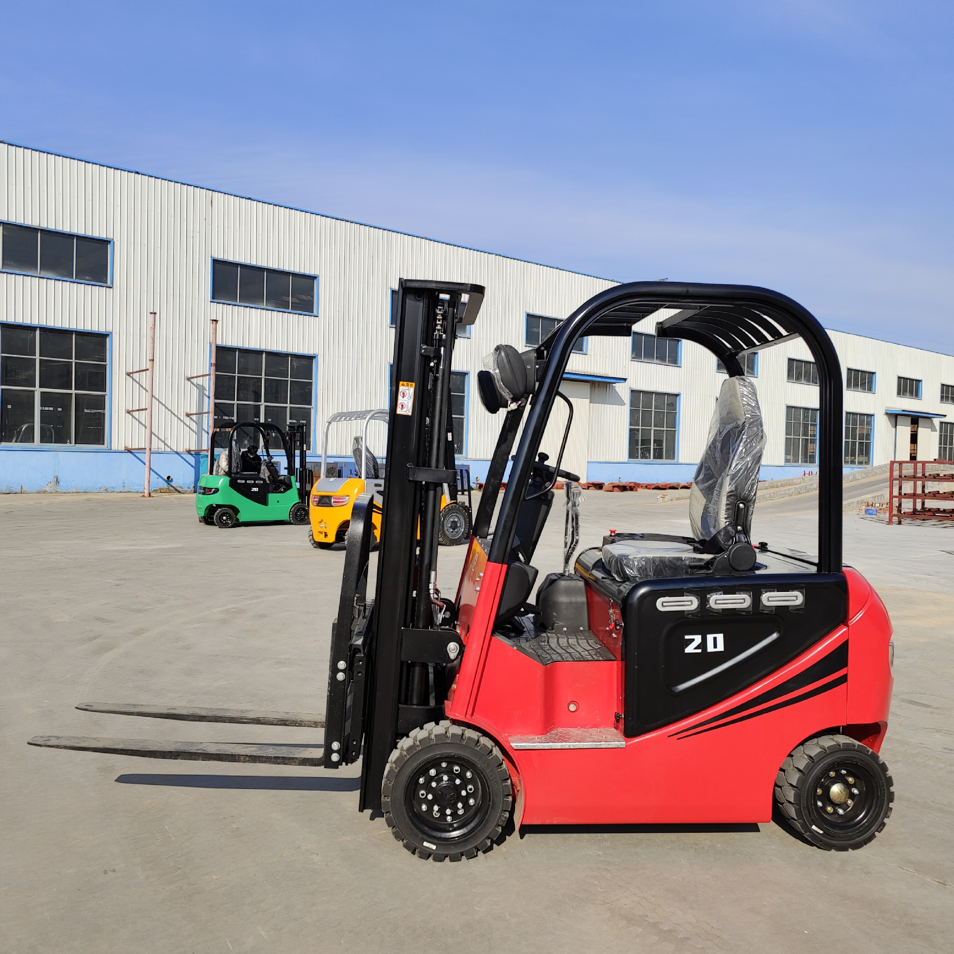 电动叉车小型0.5吨1/2/3吨新能源液压四轮座驾式堆高搬运车全电动