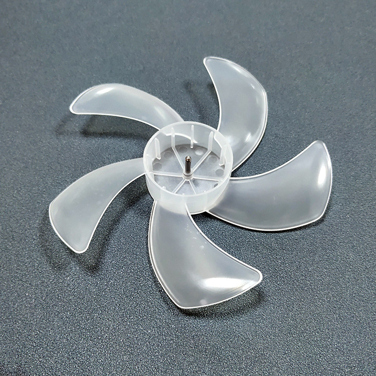 pp塑料无刷扇叶桌面风扇台式小型风扇135mm5寸5叶半透明磨砂扇叶