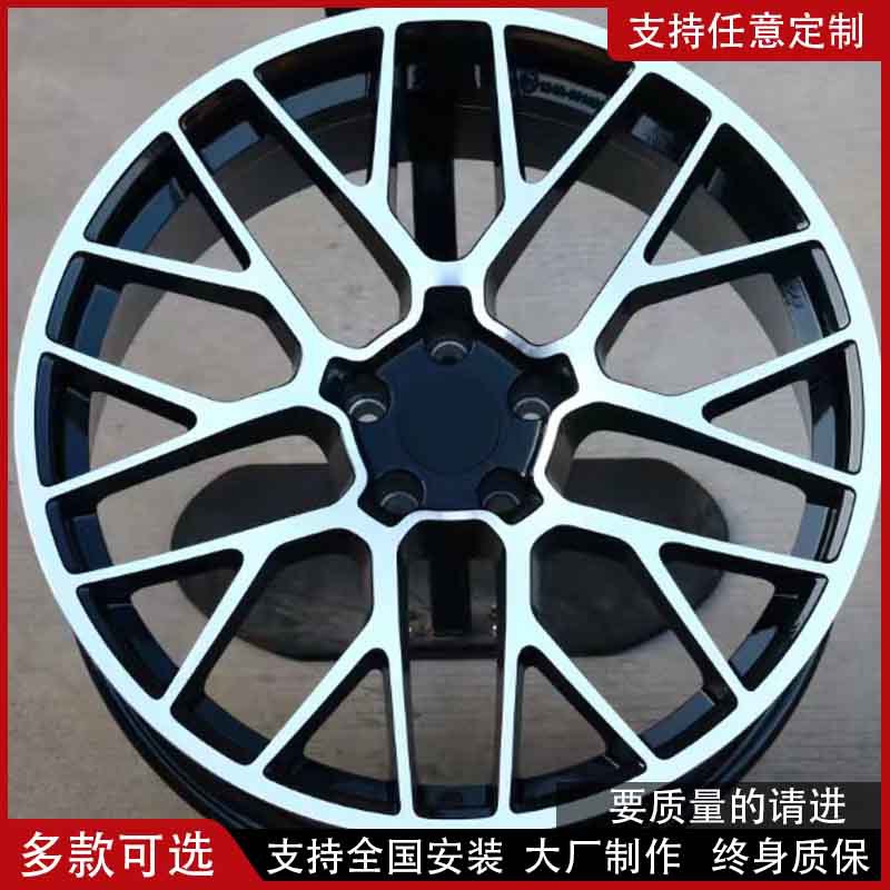 适用保时捷macan轮毂改装20/21/22寸卡宴911帕拉梅拉718钢圈-阿里巴巴