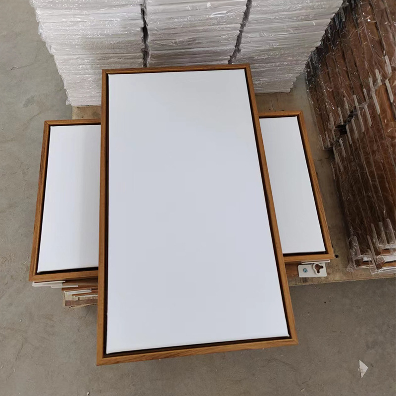 Canvas Frame Wholesale Oil Painting Frame with Canvas and Outer Frame Free Mounting Picture Frame Set L-Shaped Outer Frame Painting Frame Finished Product