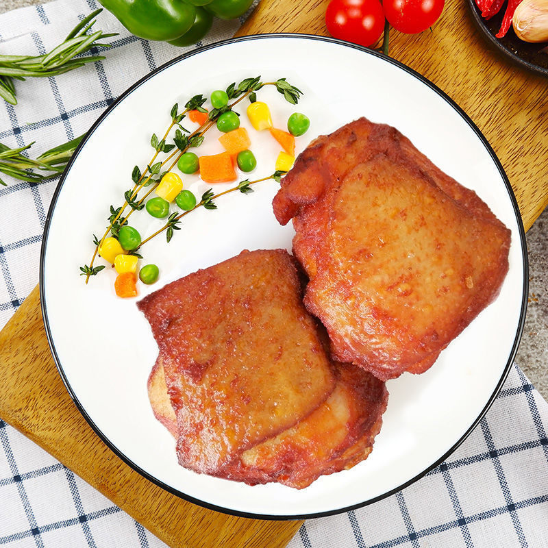 春雪奥尔良带骨上腿排2斤新鲜冷冻鸡腿肉排清真鸡肉鸡大腿排1kg