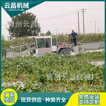 云南河道水面水草收割船 水花生水草收割打捞船 水浮萍清理保洁船