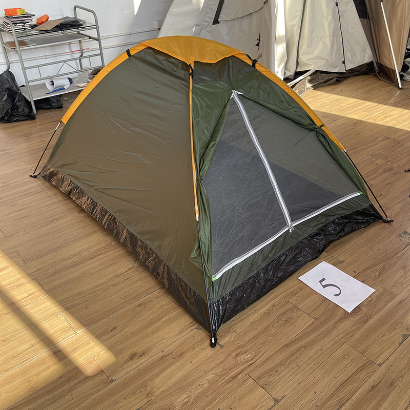 Outdoor Supplies Camping Hand-Held 2 People 3-4 People Portable Folding Single-Layer Beach Tent