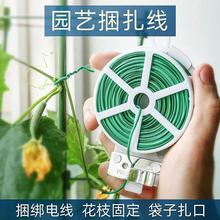 园林园艺扎带扎线包 捆线铁丝月季爬藤植物固定捆绑神器尼龙扎带