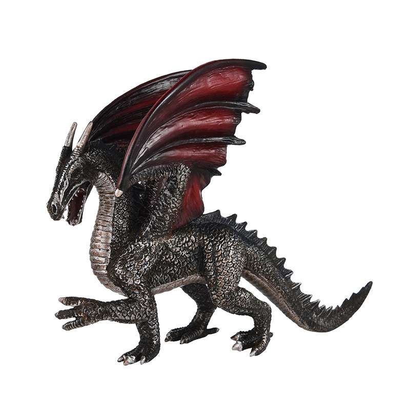 外贸新品 仿真魔兽龙 魔龙喷火龙实心魔法龙飞龙模型玩具地摊玩具